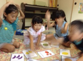 子ども英会話教室エンデバーの授業の様子