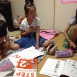 しっかり、宿題確認してます｜子ども英会話通信0615