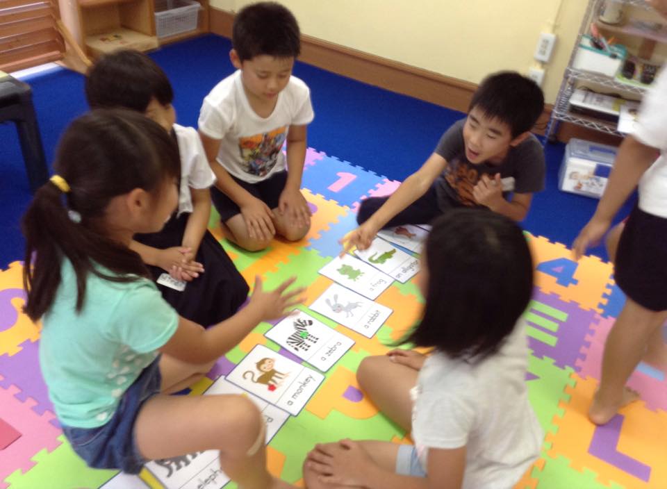 陣取りゲーム。。白熱戦！｜子ども英会話教室エンデバー通信0624