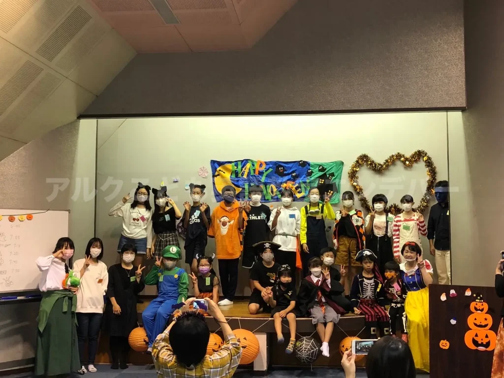 熊本市のこども英語教室エンデバー恒例ハロウィンパーティー